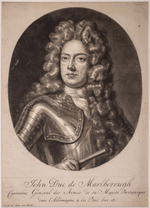 JMD-OP-1733 Mezzotint, John Duc de Marlborough