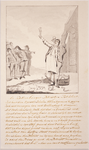 JMD-OP-1737b Gravure, DE KATTENBURGER PATRIOTJES BAKKER originele tekening (?) en prent.