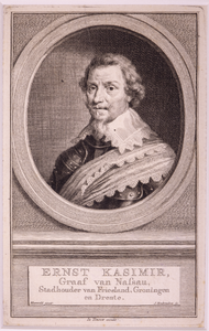 JMD-OP-1753 Kopergravure, Ernst Casimir van Nassau