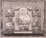 JMD-OP-1763 Ets, Prent, TAFEREEL DER OMWENDING IN NEDERLAND, IN 1787. 