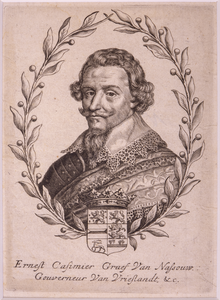 JMD-OP-1775 Kopergravure, Ernst Casimir van Nassau