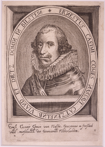 JMD-OP-1777 Kopergravure, Ernst Casimir van Nassau