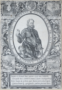 JMD-OP-1819 Kopergravure, Willem I , de Zwijger van Oranje-Nassau