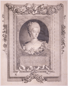 JMD-OP-1871 Kopergravure, Frederika Sophia Wilhelmina van Pruisen