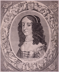 JMD-OP-2069 Kopergravure, Maria van Oranje-Nassau