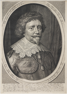 JMD-OP-2121 Kopergravure, Frederik Hendrik van Oranje-Nassau