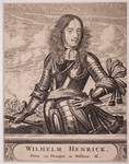 JMD-OP-2131 Kopergravure, Willem III, stadhouder koning van Oranje-Nassau
