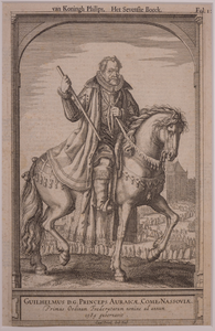 JMD-OP-2164 Kopergravure, Willem I , de Zwijger van Oranje-Nassau