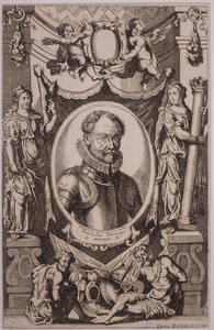 JMD-OP-2168 Kopergravure, Willem I , de Zwijger van Oranje-Nassau