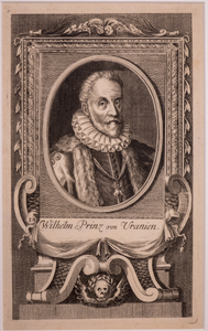 JMD-OP-2175 Kopergravure, Willem I , de Zwijger van Oranje-Nassau