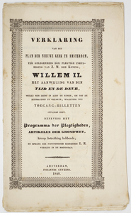 JMD-OP-2306 Boekdruk, Tekst, begrafenis Willem II