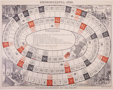 JMD-OP-2338 Litho, Kroningsspel 1898