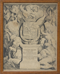 JMD-OP-2391 Kopergravure, Zinneprent gewijd aan Frederik Hendrik van Nassau