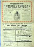 JMD-OR-0152 Uitgave, Advertentieblad rond kroning Wilhelmina