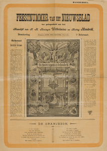 JMD-OR-0170 Uitgave, Krant huwelijk koningin Wilhelmina