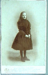 JMD-OR-0313 Foto, Foto jonge Wilhelmina in rouwkostuum