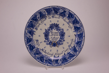 JMD-P-0004 Bord, geboorte van Irene