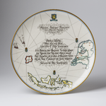 JMD-P-0032 Bord, geboorte van Margriet