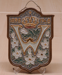 JMD-P-3521 plaquette, 50 jaar Koningin Wilhelmina
