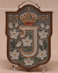JMD-P-3522 plaquette, kroning Koningin Juliana