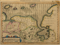 JMD-T-201 Kopergravure, Topografische kaart provincie Groningen