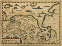 JMD-T-213 Kopergravure, Topografische kaart provincie Groningen