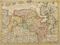 JMD-T-214 Kopergravure, Topografische kaart provincie Groningen