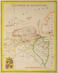 JMD-T-254 Gravure, Topografische kaart provincie Groningen