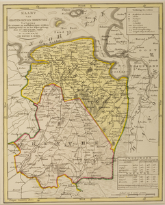 JMD-T-272 Gravure, Topografische kaart provincie Groningen