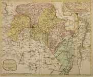JMD-T-308 Kopergravure, Topografische kaart provincie Groningen