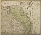 JMD-T-309 Kopergravure, Topografische kaart provincie Groningen
