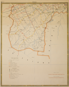 JMD-T-397 Litho, Topografische kaart provincie Groningen