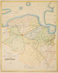 JMD-T-418 Litho, Topografische thematische kaart provincie Groningen /waterschap