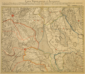 JMD-T-452 Gravure, Topografische kaart Drenthe , Duitsland