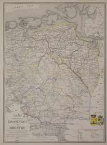 JMD-T-497 Litho, Topografische kaart Groningen en Drenthe