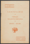 165 Centenario di parroquia San Ludovico Bertrando 1858 - 1958, 1958