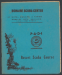 563 Bonaire Scuba Center. Restort Scuba Course, z.j