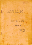 1336 Verslag van de toestand van het Eilandgebied Bonaire van het jaar 1972, 1973