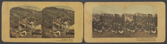 1305 Gedrukte stereofoto’s van de familie Marchena, circa 1930