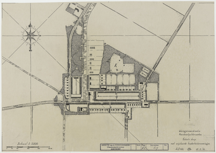 96 Dorpsplan met vrijstaande landarbeiderswoningen