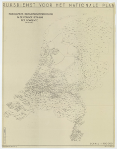 432 Indexcijfers bevolkingsontwikkeling in Nederland per gemeente in de periode 1879-1899 (1879 = 100)