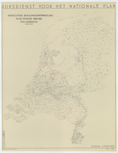 433 Indexcijfers bevolkingsontwikkeling in Nederland per gemeente in de periode 1899-1919 (1899 = 100)