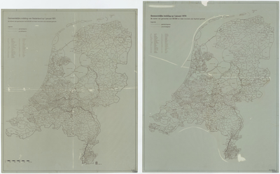 2249 Gemeentelijke indeling op 01-01-1970 met namen van gemeente- en provinciegrenzen