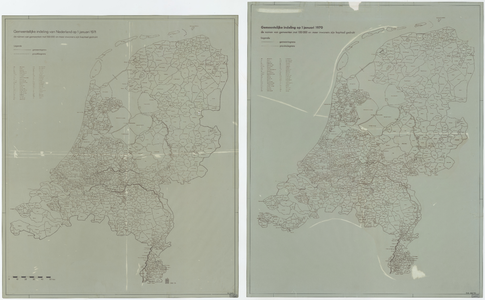 2249 Gemeentelijke indeling op 01-01-1970 met namen van gemeente- en provinciegrenzen