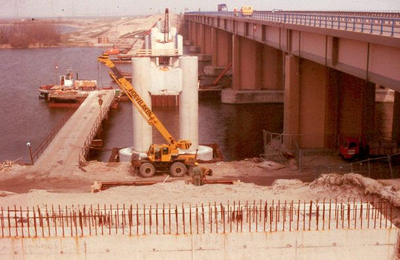 170 - Aanleg spoorbrug over het IJmeer