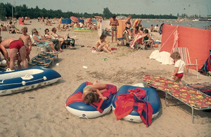 1970 - Recreatie langs het Veluwemeer