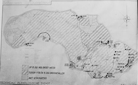 28 - Overzichtskaart van Schouwen-Duiveland. Provinciale Planologische Dienst