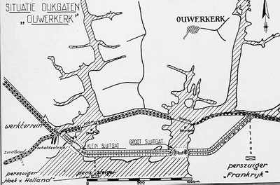 266 - Situatie dijkgaten Ouwerkerk, detail
