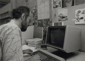 58 - Demonstratie automatiseringsapparatuur voor het Lite-infosysteem in de bibliotheek van de Rijksdienst voor de ...