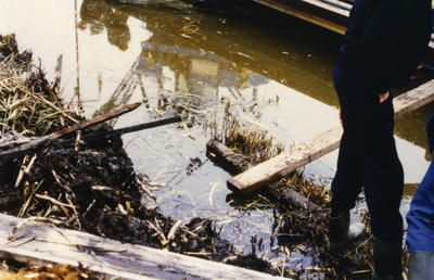 1967 - Betonwand aanbrengen in Nagelervaart